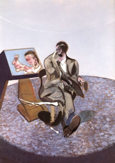 Retrato de George Dyer en un espejo, 1968