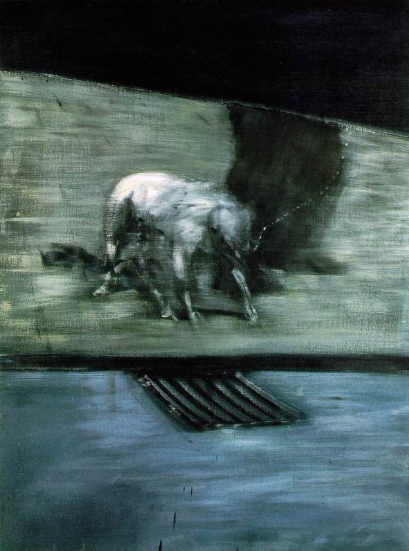 Francis Bacon, - Hombre con perro - 1953