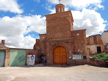 Se cierra el acceso libre al histórico Pueblo Viejo de Belchite